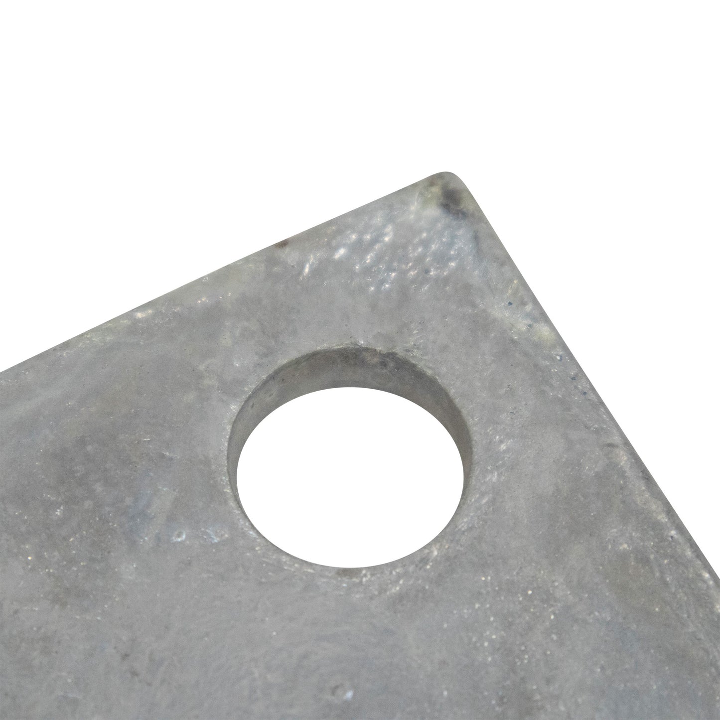Base/Flange Plate Galvanized, 1/4" x 6" x 6"