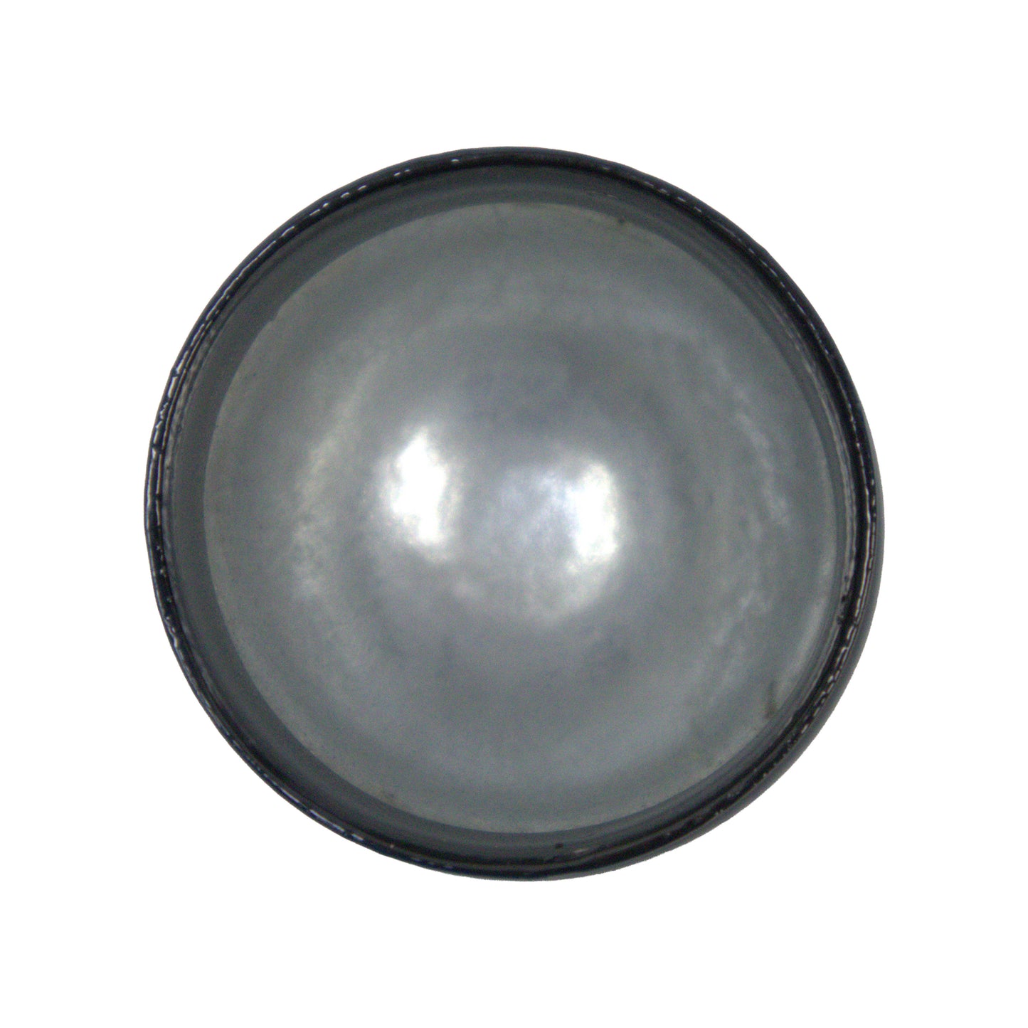 Post/Dome Cap Powder Coat Black, 1 7/8"