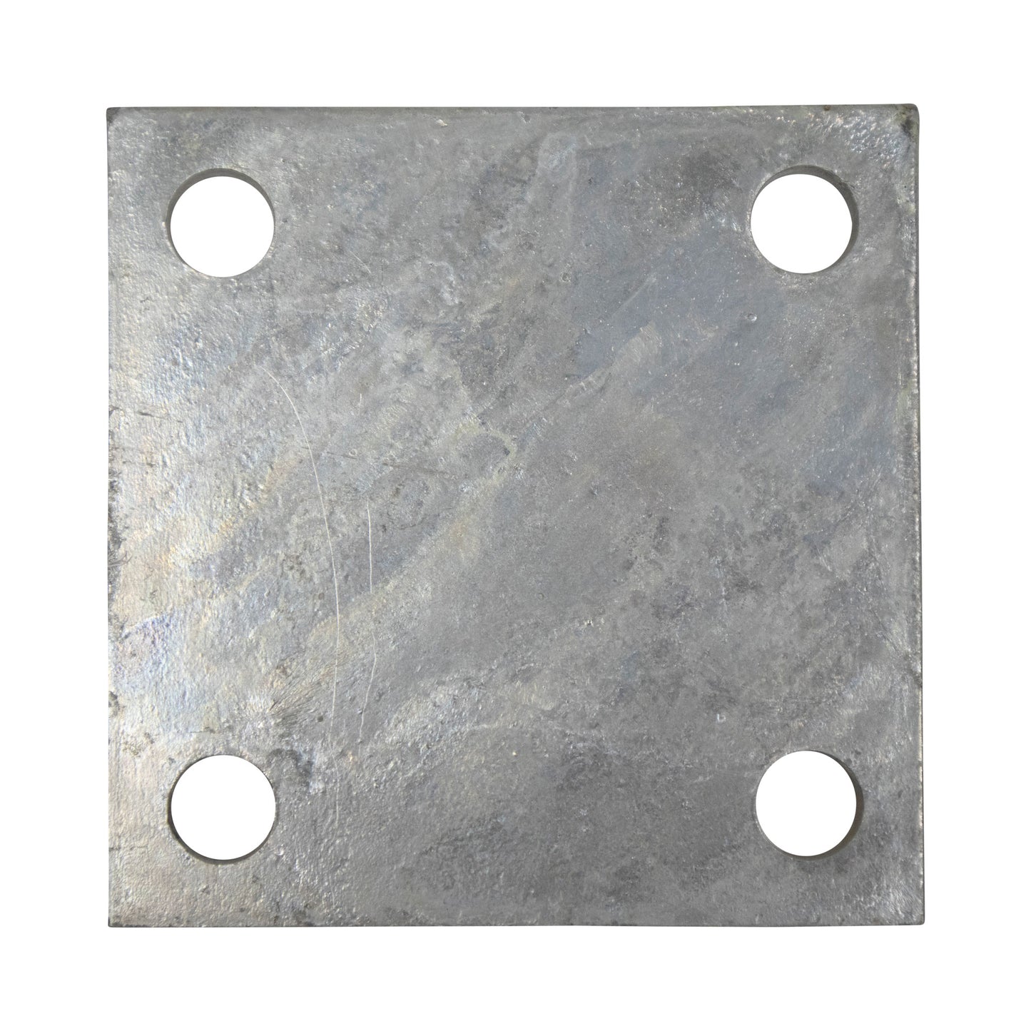 Base/Flange Plate Galvanized, 1/4" x 6" x 6"