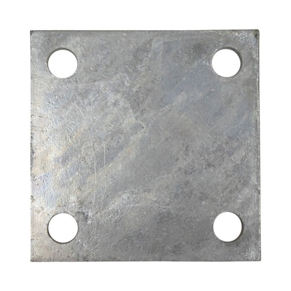 Base/Flange Plate Galvanized, 1/4" x 6" x 6"