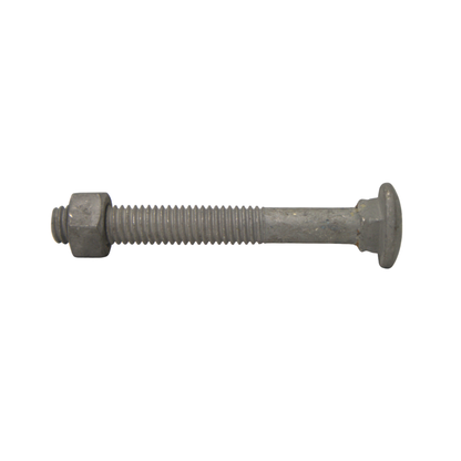 CARRIAGE BOLT WITH NUT 3/8" x 3"