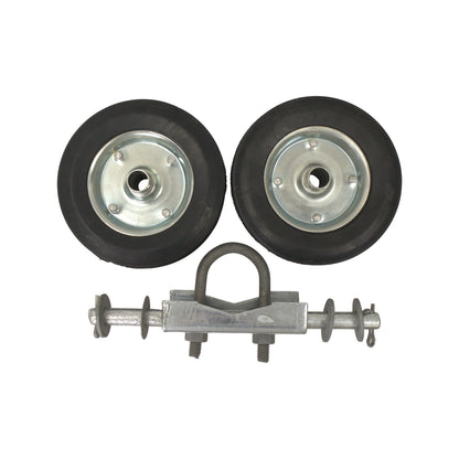 DOUBLE WHEEL CARRIER ASSEMBLY HDG 6" WHEEL 7"Carrier