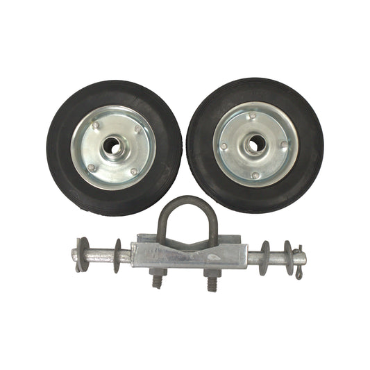 DOUBLE WHEEL CARRIER ASSEMBLY HDG 6" WHEEL 7"Carrier