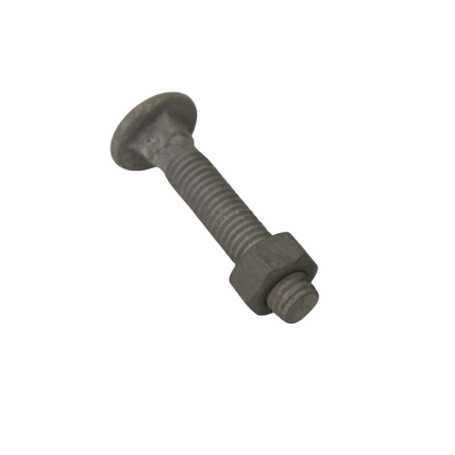 CARRIAGE BOLT WITH NUT 3/8" x 2"