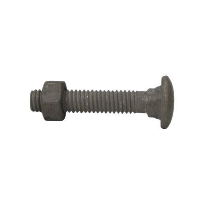 CARRIAGE BOLT WITH NUT 3/8" x 2"