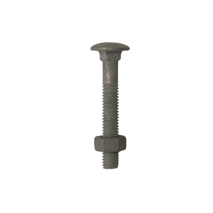 CARRIAGE BOLT WITH NUT 3/8" x 2 1/2"