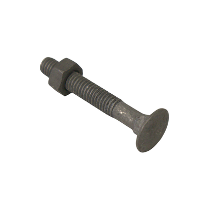 CARRIAGE BOLT WITH NUT 3/8" x 2 1/2"