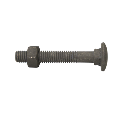 CARRIAGE BOLT WITH NUT 3/8" x 2 1/2"