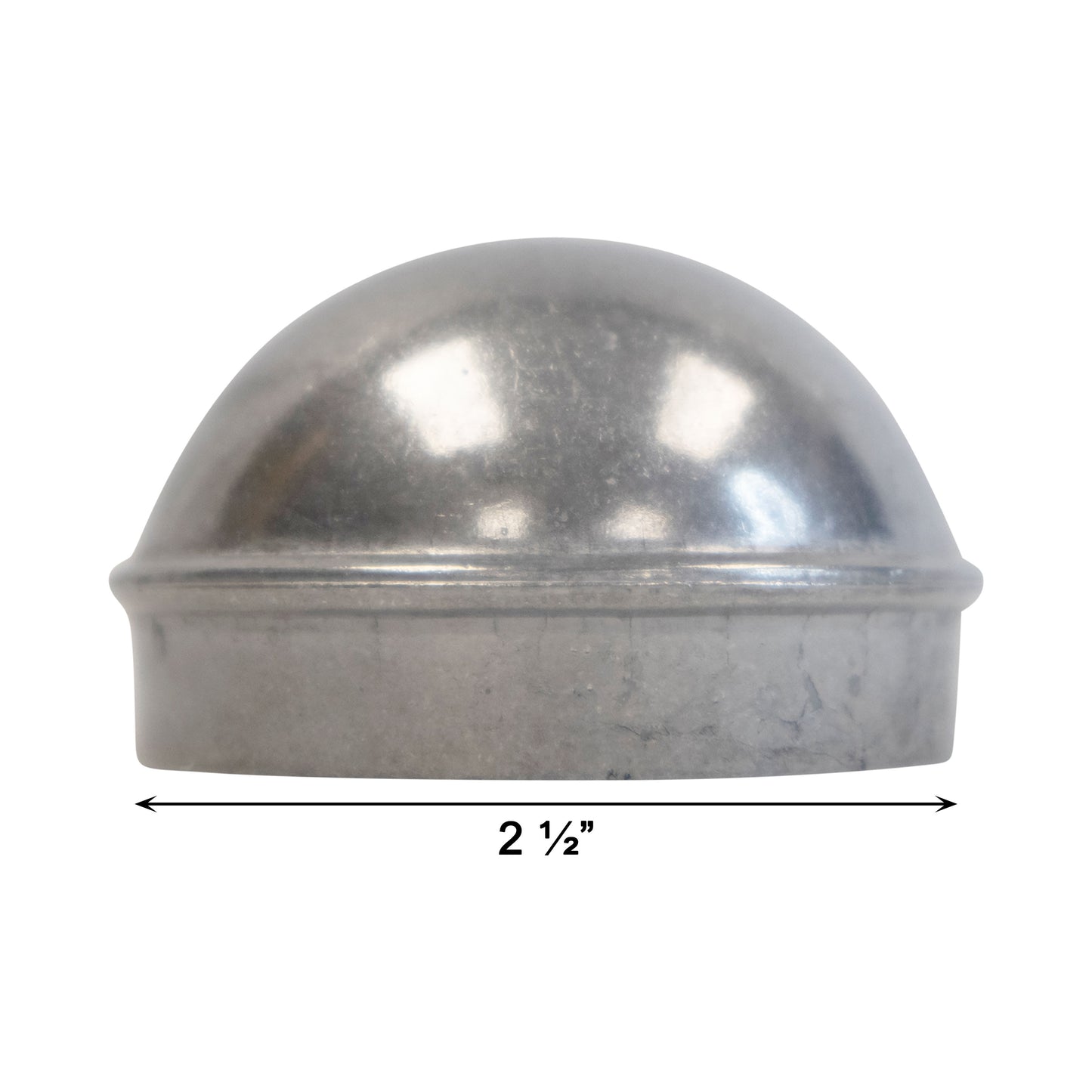 Aluminum DOME CAP, 2 1/2"