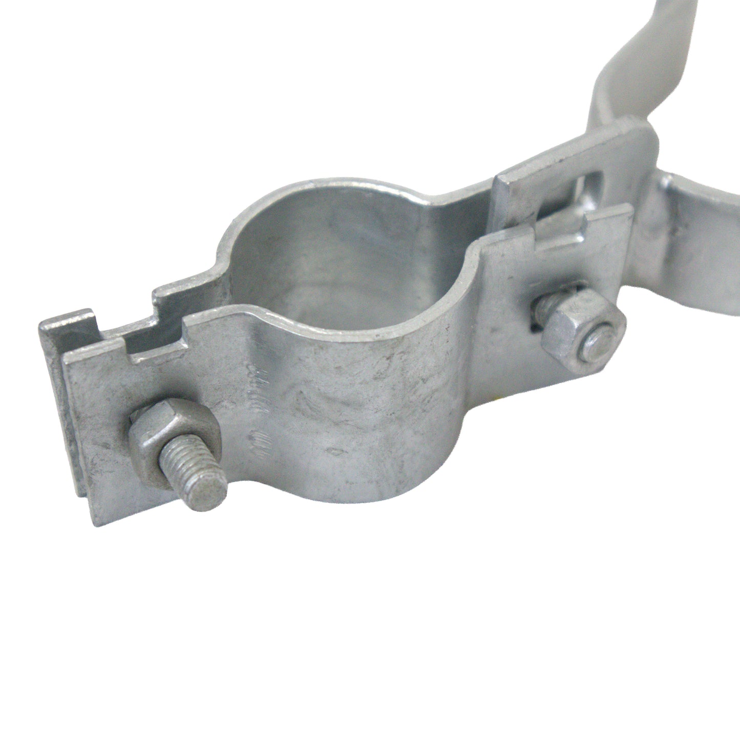 Fork Latch Assembly, Lockable with Padlock, 1 7/8" X 1 3/8", Galvanized