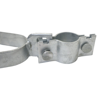 Fork Latch Assembly, Lockable with Padlock, 1 7/8" X 1 3/8", Galvanized