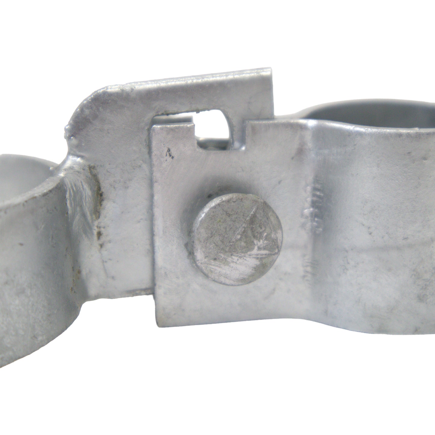 Fork Latch Assembly, Lockable with Padlock, 1 7/8" X 1 3/8", Galvanized