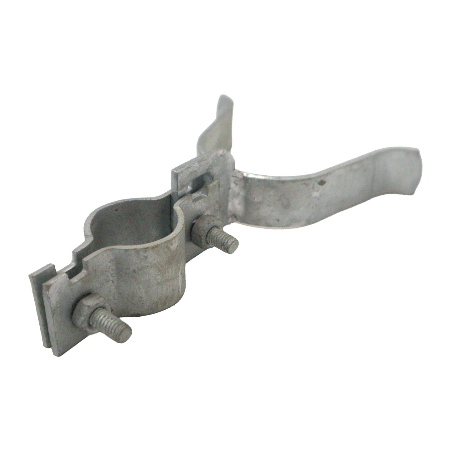 Fork Latch Assembly, Lockable with Padlock, 2 3/8" X 1 3/8", Galvanized