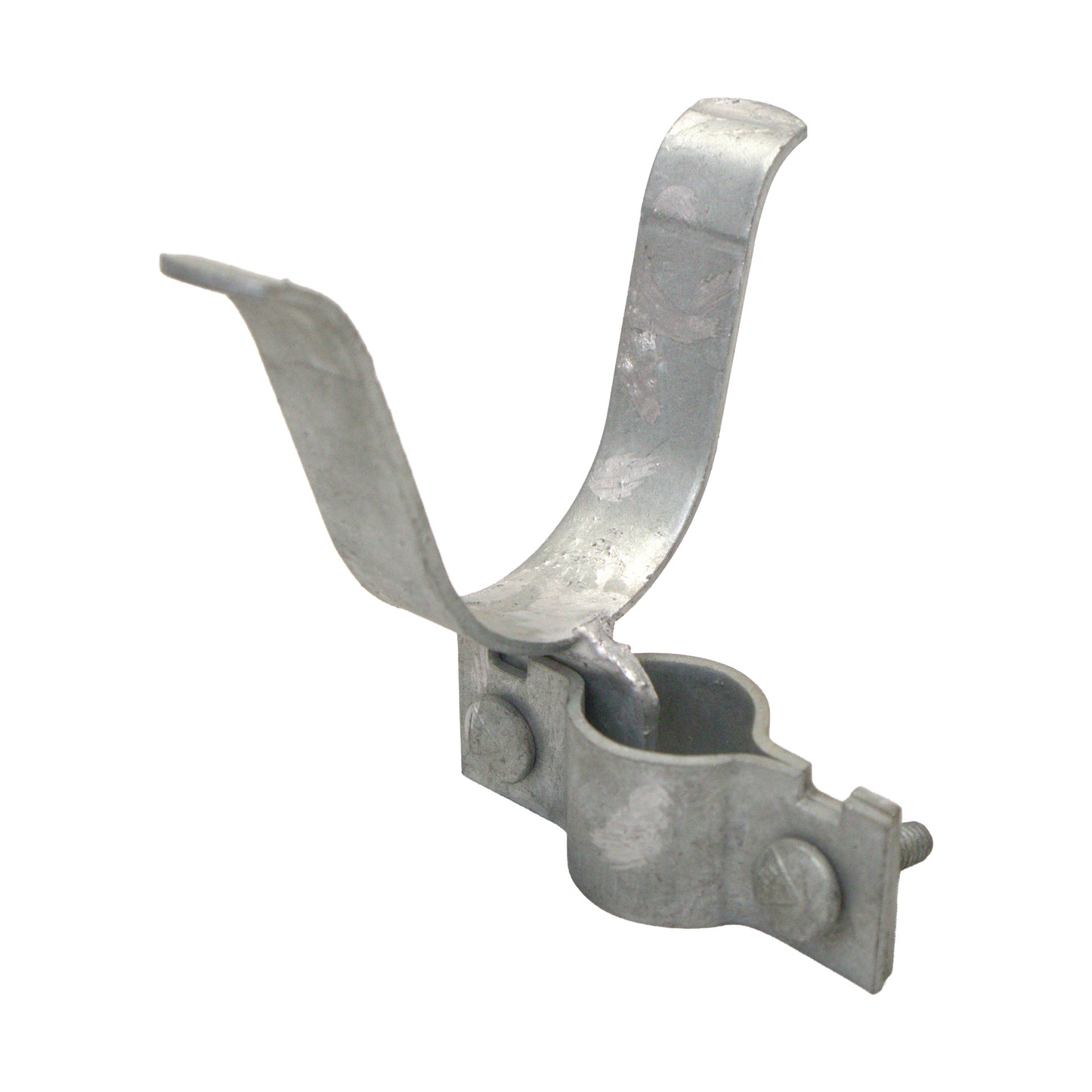 Fork Latch Assembly, Lockable with Padlock, 2 3/8" X 1 3/8", Galvanized