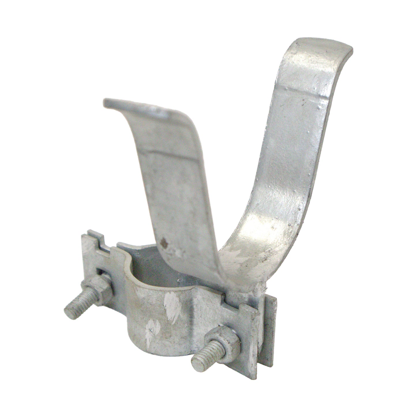 Fork Latch Assembly, Lockable with Padlock, 2 3/8" X 1 3/8", Galvanized