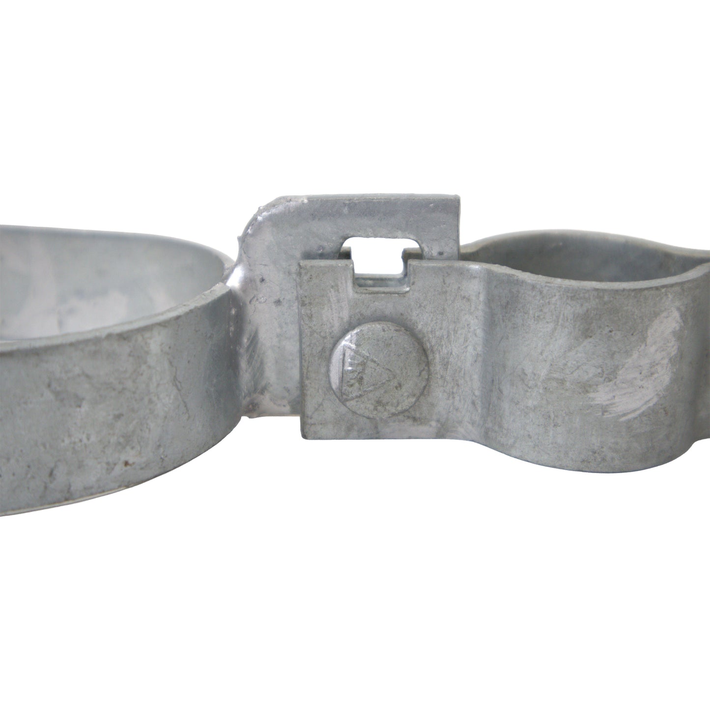 Fork Latch Assembly, Lockable with Padlock, 2 3/8" X 1 3/8", Galvanized