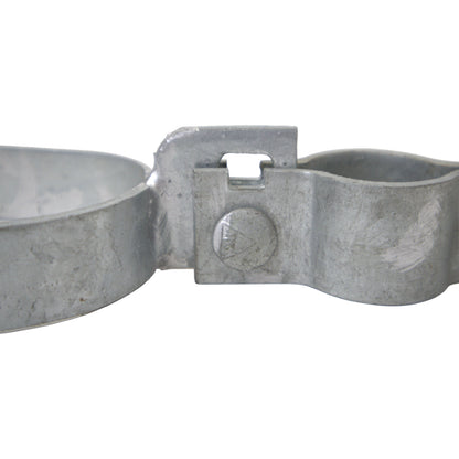 Fork Latch Assembly, Lockable with Padlock, 2 3/8" X 1 3/8", Galvanized