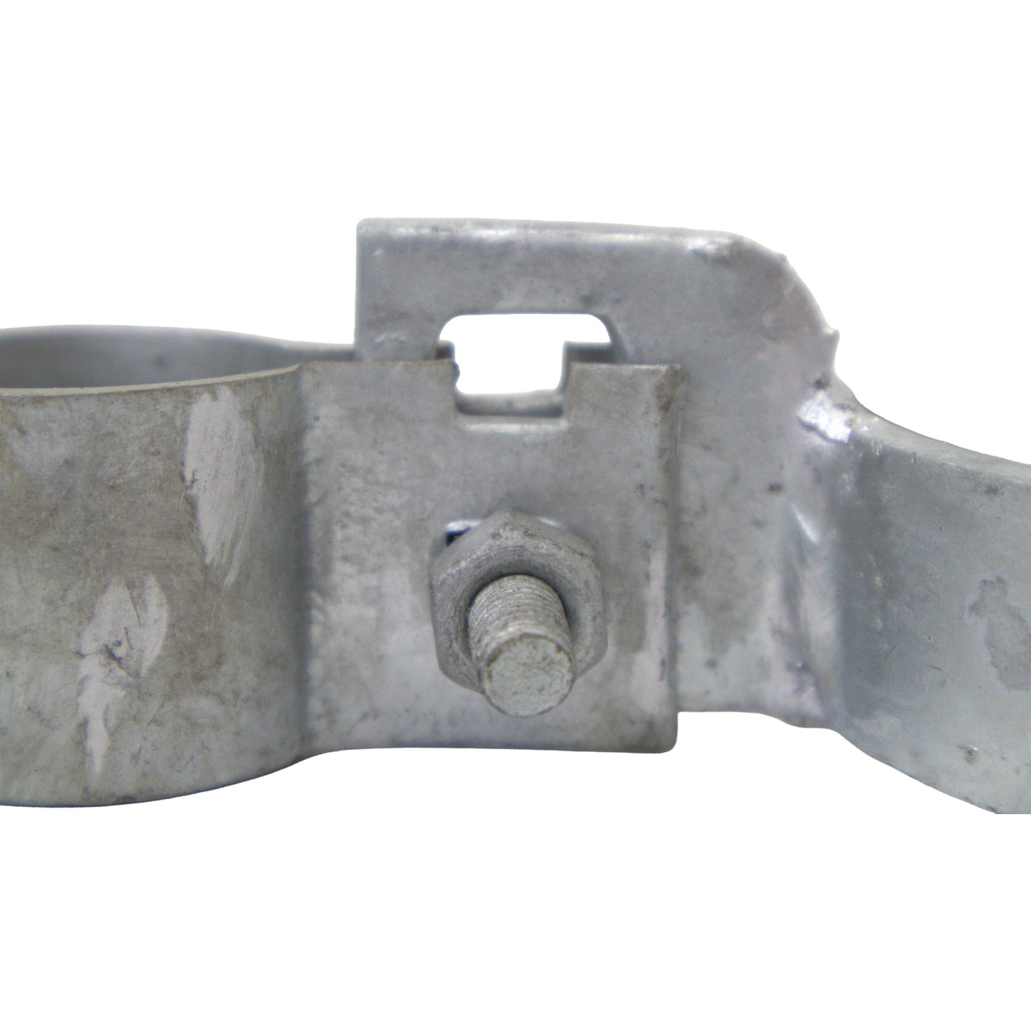 Fork Latch Assembly, Lockable with Padlock, 2 3/8" X 1 3/8", Galvanized