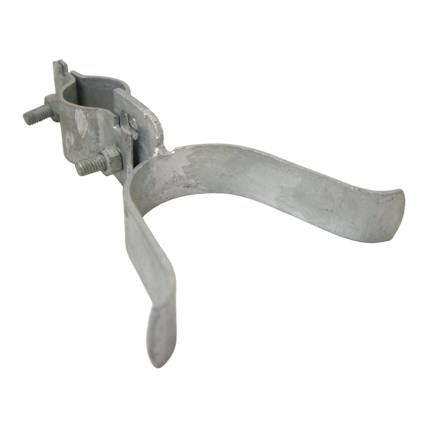 Fork Latch Assembly, Lockable with Padlock, 2 3/8" X 1 3/8", Galvanized