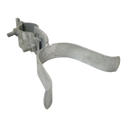 Fork Latch Assembly, Lockable with Padlock, 2 3/8" X 1 3/8", Galvanized