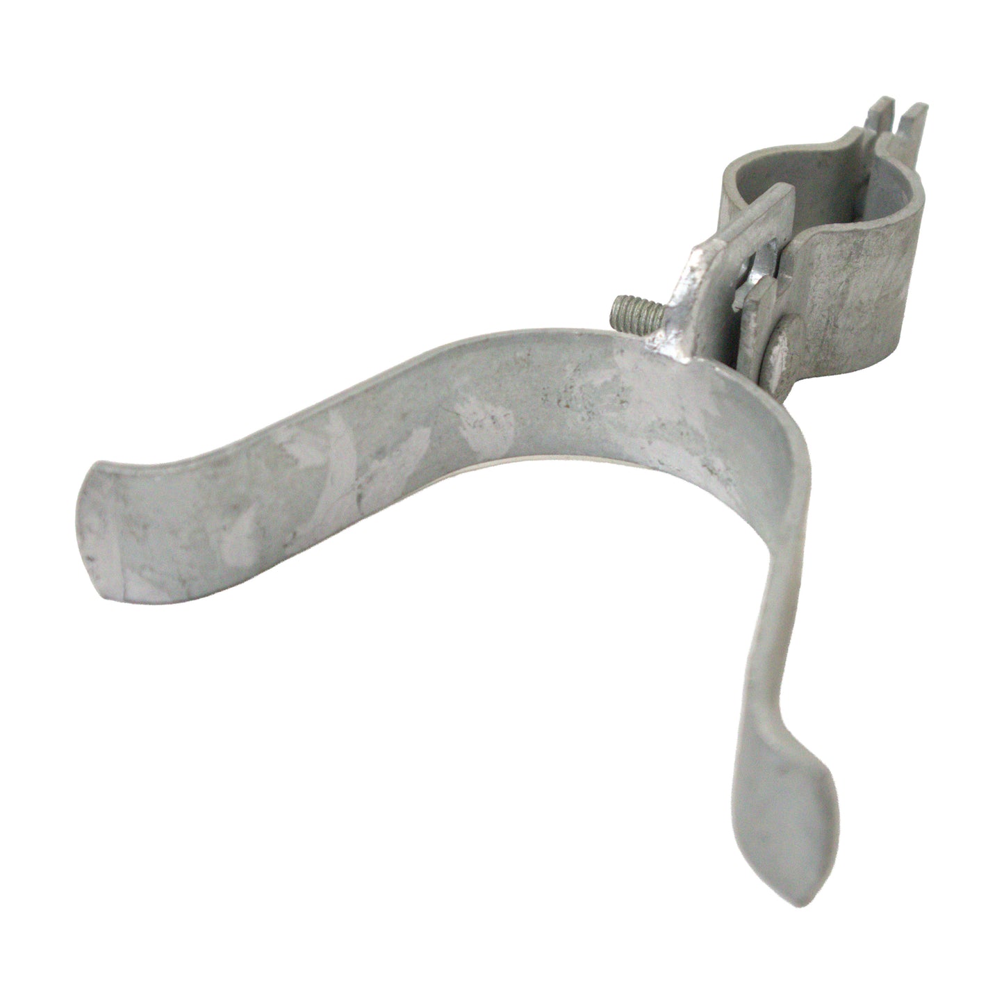 Fork Latch Assembly, Lockable with Padlock, 2 3/8" X 1 3/8", Galvanized