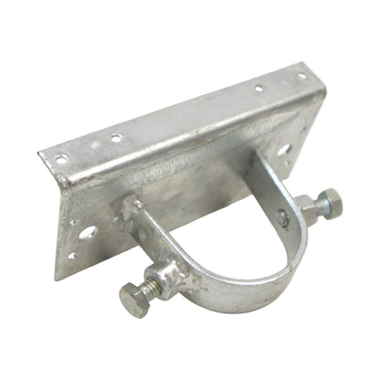 Wood to Steel Adapter (2 Set Screws) Galvanized, 2 3/8" X 6"