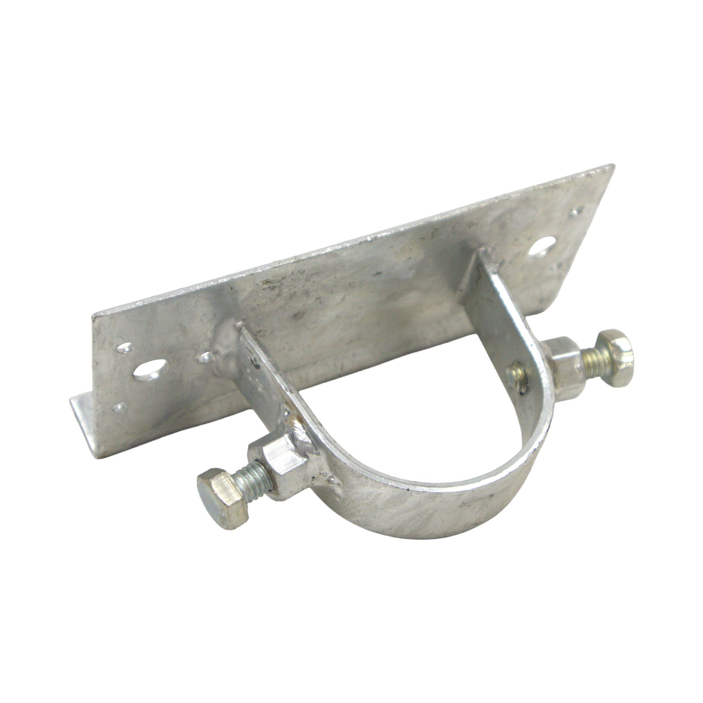Wood to Steel Adapter (2 Set Screws) Galvanized, 2 3/8" X 6"