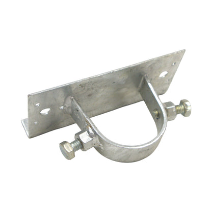 Wood to Steel Adapter (2 Set Screws) Galvanized, 2 3/8" X 6"