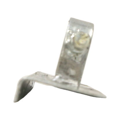Wood to Steel Adapter (2 Set Screws) Galvanized, 2 3/8" X 6"