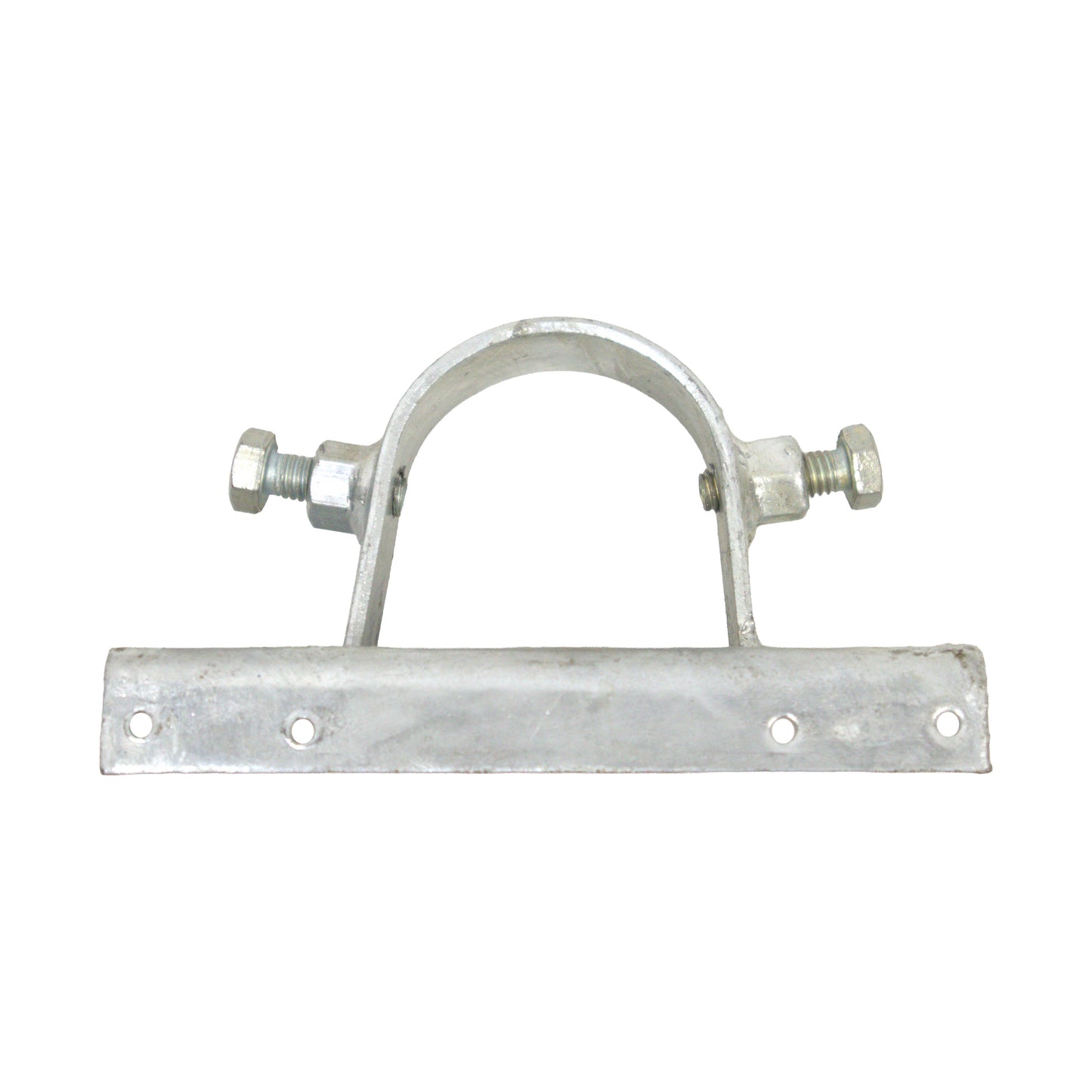 Wood to Steel Adapter (2 Set Screws) Galvanized, 2 3/8" X 6"