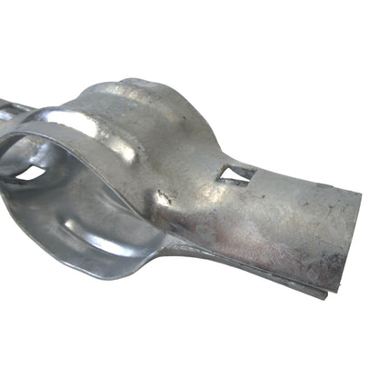 BOULEVARD/LINE RAIL CLAMP Galvanized, 3"x 1 5/8"