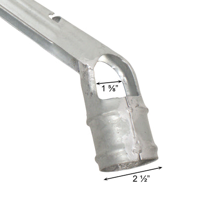 Barb Arm 3 Strand Galvanized, 2 1/2" x 1 5/8"