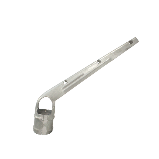 Barb Arm 3 Strand Galvanized, 2 1/2" x 1 5/8"
