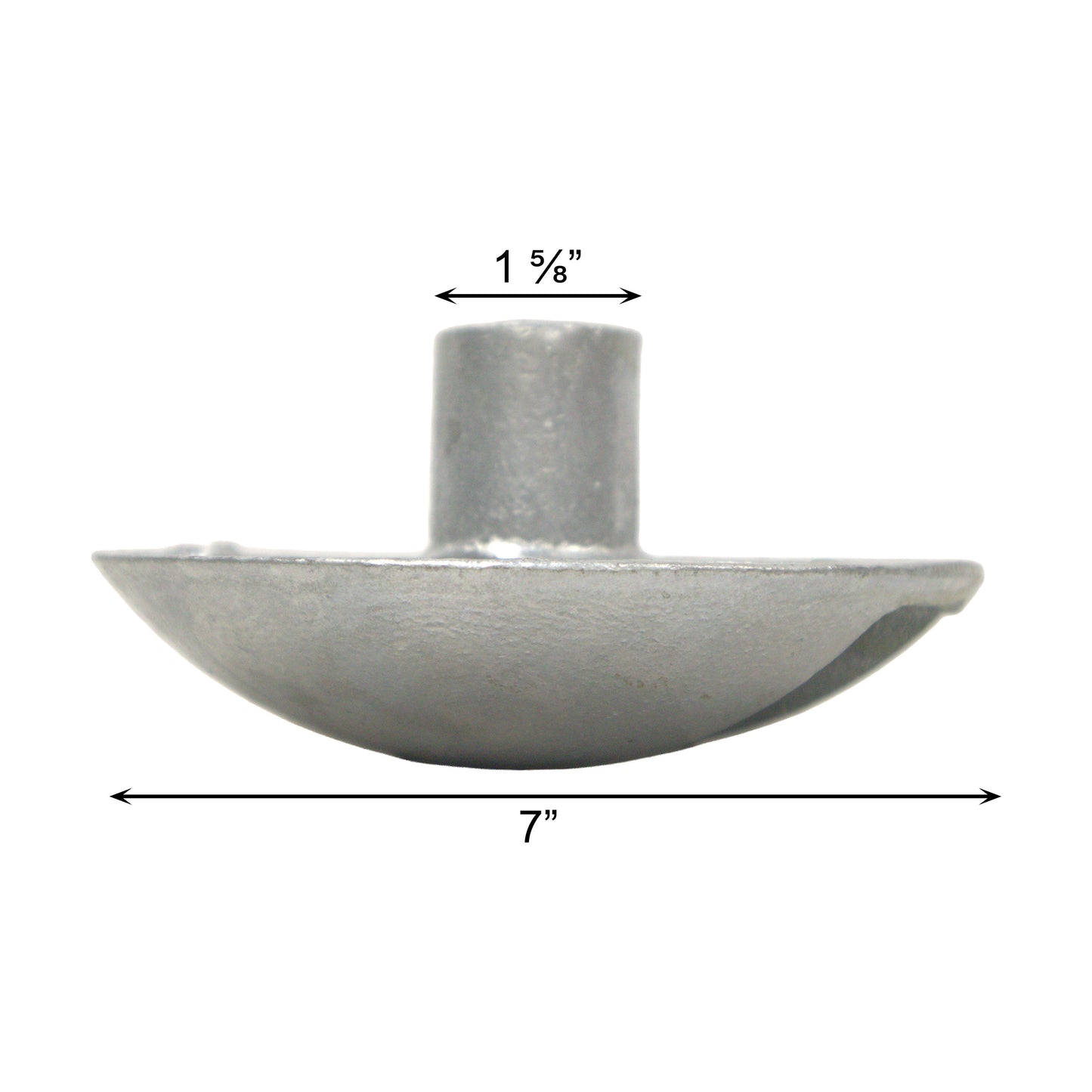 Center Gate Stop Malleable Galvanized