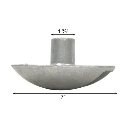 Center Gate Stop Malleable Galvanized