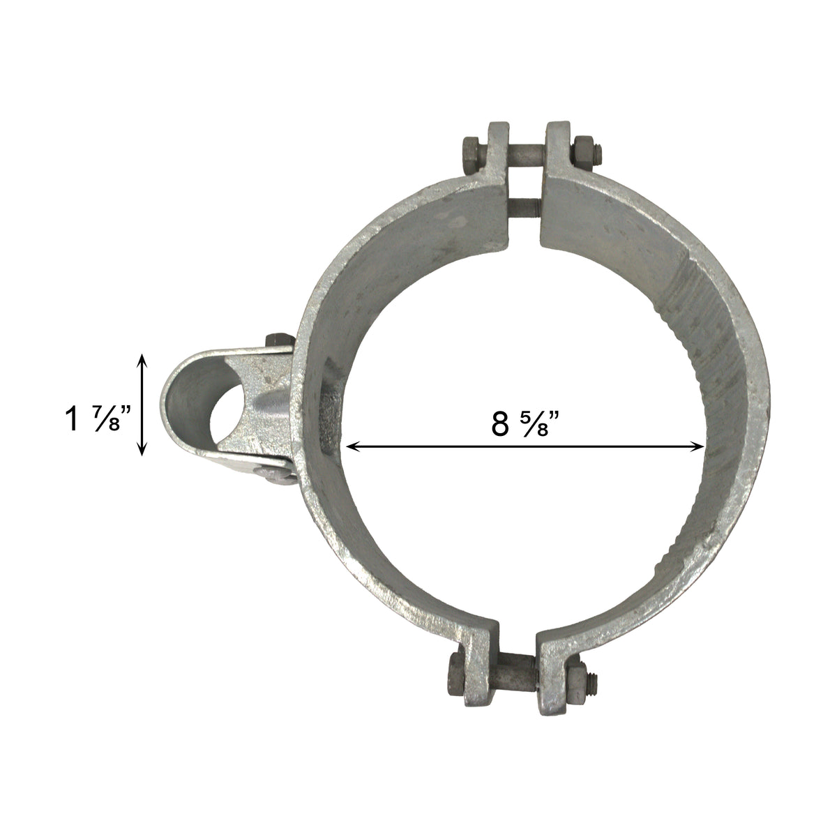 BOX HINGE MALLEABLE HDG 8 5/8" X 1 5/8" OR 1 7/8"
