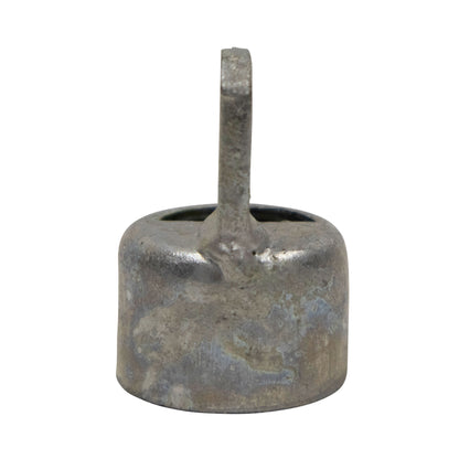 Half Moon Rail End - Pressed Steel, 1 5/8"