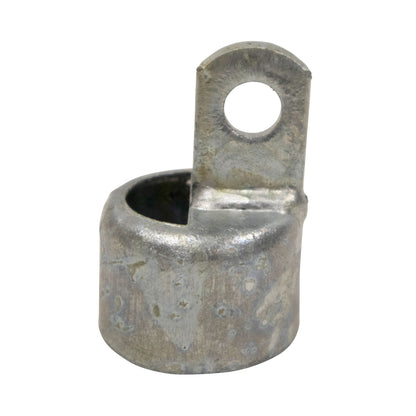 Half Moon Rail End - Pressed Steel, 1 5/8"