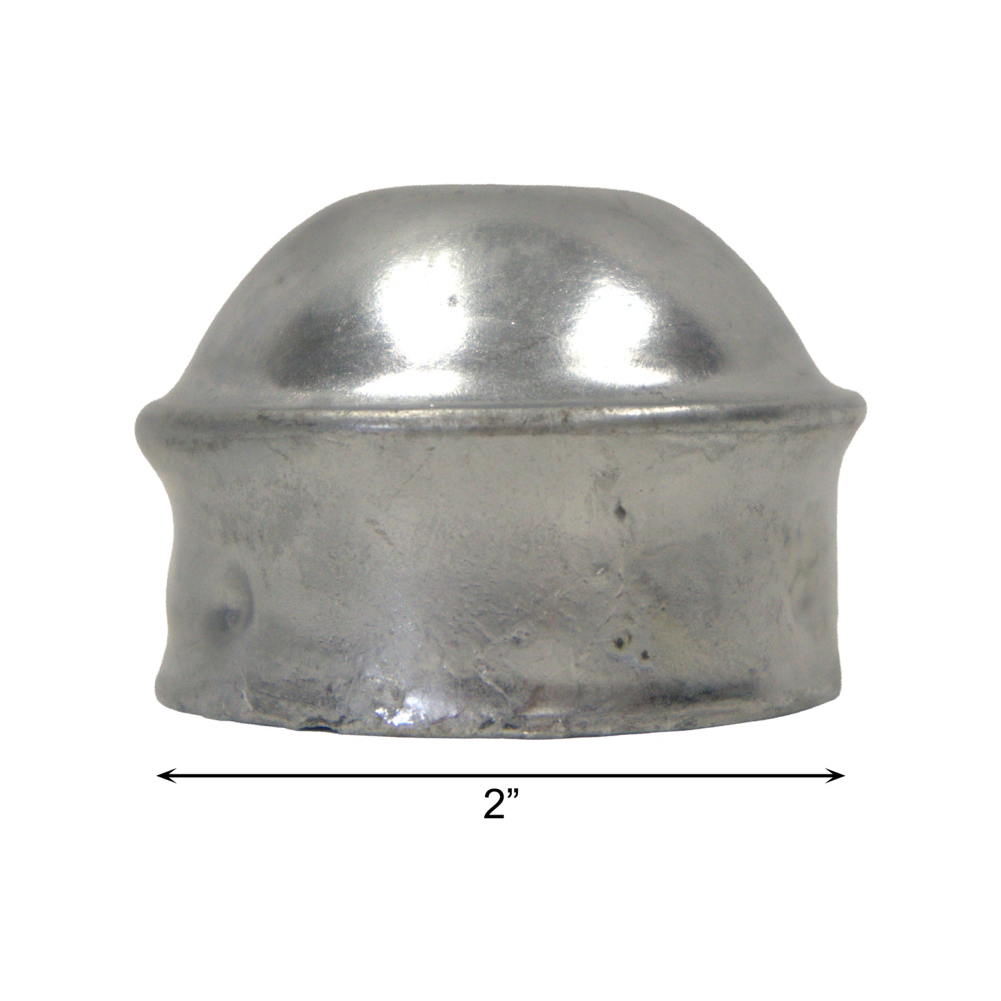 Post/Dome Cap Galvanized, 2"