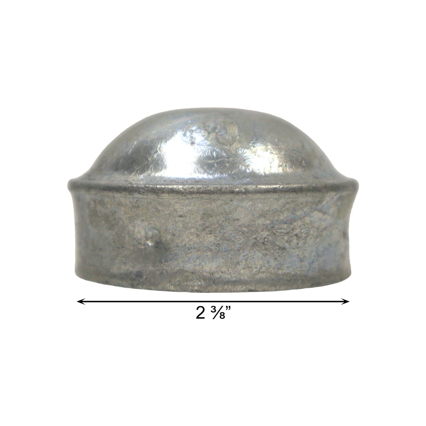Post/Dome Cap Galvanized 2 3/8"