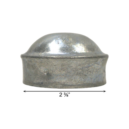 Post/Dome Cap Galvanized 2 3/8"