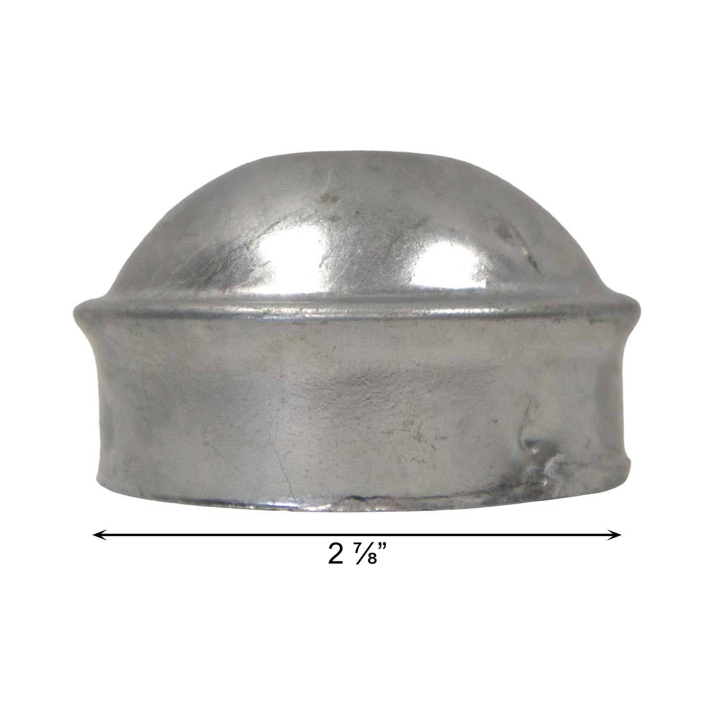 Post/Dome Cap Galvanized 2 7/8"