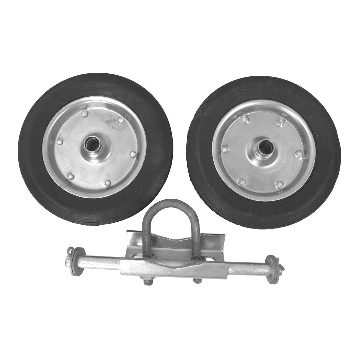 DOUBLE WHEEL CARRIER ASSEMBLY HDG 8" WHEEL 7" Carrier