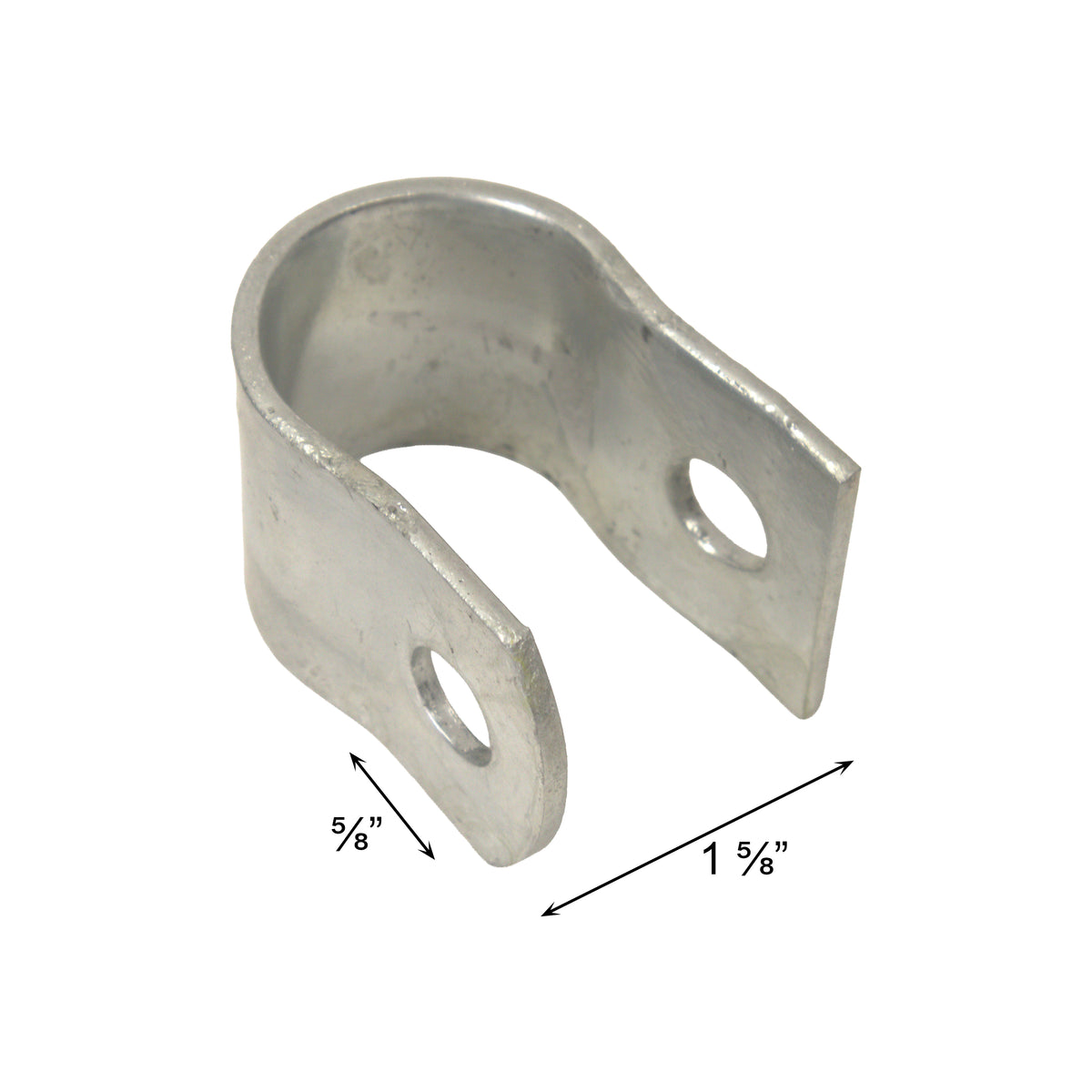 REAR PIPE BRACKET HDG 1 5/8" X 5/8"