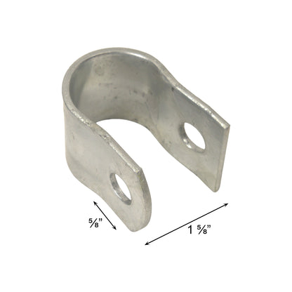 REAR PIPE BRACKET HDG 1 5/8" X 5/8"