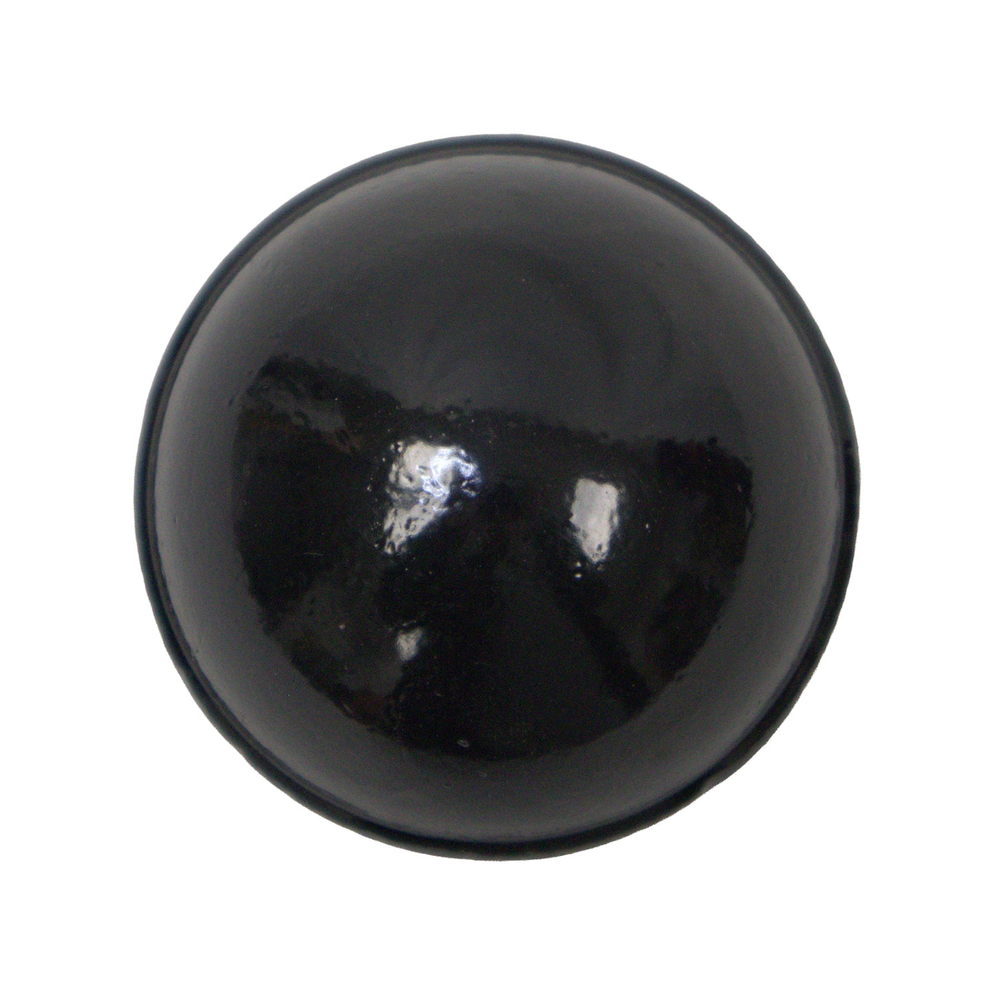 Aluminum Dome Cap Powder Coated Black, 2 3/8"
