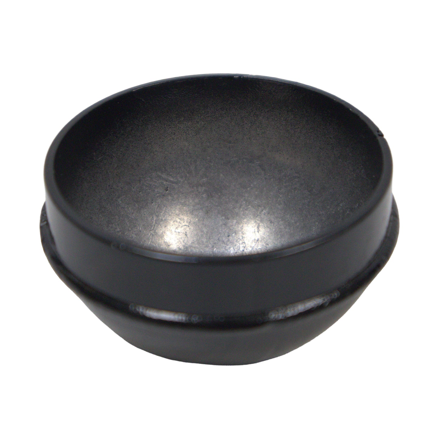 Aluminum Dome Cap Powder Coated Black, 2 3/8"