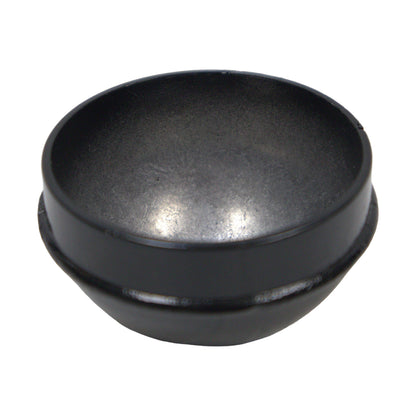 Aluminum Dome Cap Powder Coated Black, 2 3/8"