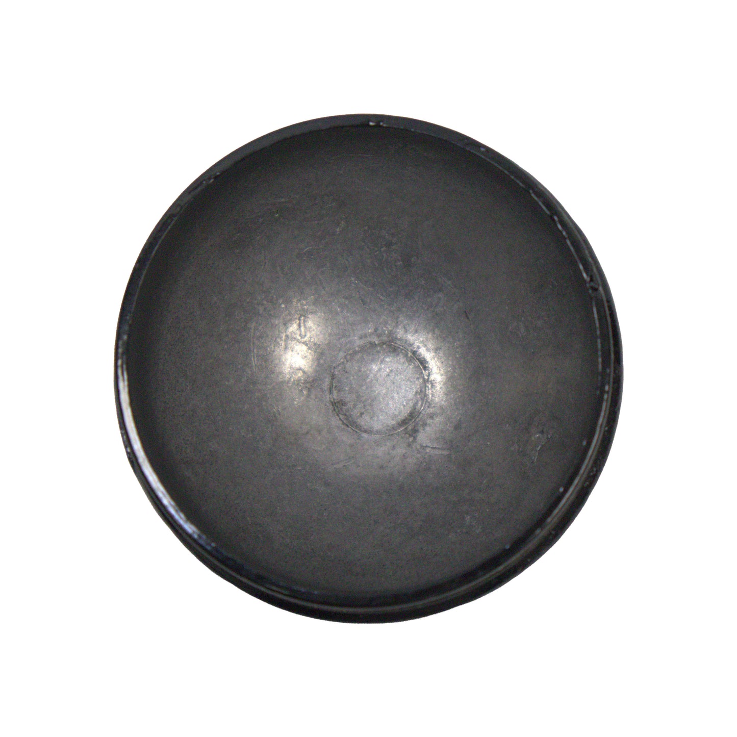 Aluminum Dome Cap Powder Coated Black, 2 3/8"