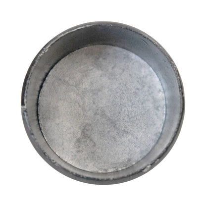 Aluminum LOOP CAP NO ACORN POWDER COATD BLACK, 1 7/8" x 1 5/8"